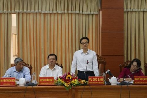 Phó Thủ tướng Vũ Đức Đam làm việc tại tỉnh An Giang