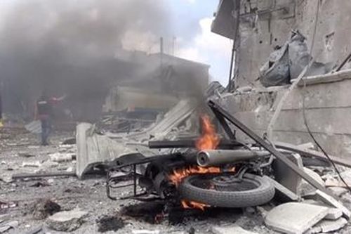 Không kích nhằm vào chợ ở Syria, hàng chục người thương vong