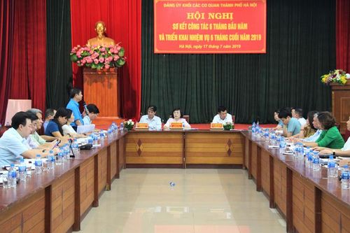 Đảng ủy Khối các cơ quan thành phố thực hiện hiệu quả các chương trình của Thành ủy