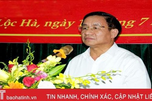 Bí thư Tỉnh ủy Hà Tĩnh: Tập trung xây dựng đề án nhân sự chuẩn bị cho đại hội Đảng các cấp