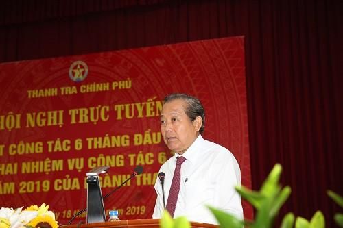 Thanh tra tham nhũng phải đi vào thực chất