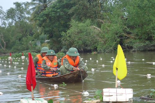 Lữ đoàn 299 bắt 'thần chết' trong đất