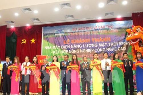Vĩnh Long khánh thành nhà máy điện năng lượng mặt trời 980 KW