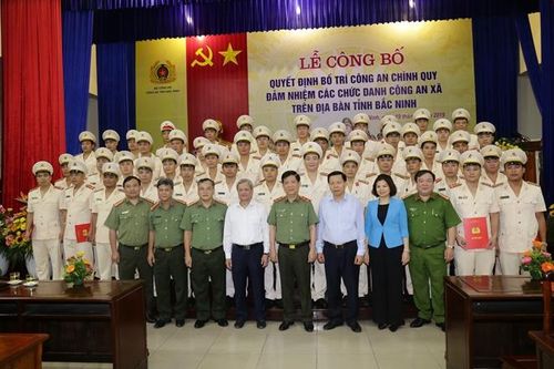 Bắc Ninh điều động 202 cán bộ CA chính quy đảm nhiệm chức danh CA xã