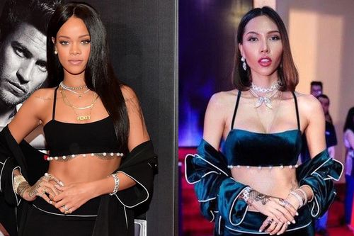 'Bạn thân' Kỳ Duyên và loạt mỹ nhân học hỏi phong cách của Rihanna