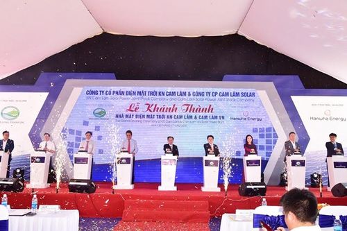 Khánh thành nhà máy năng lượng mặt trời lớn nhất tỉnh Khánh Hòa
