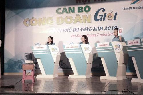 Sôi nổi hội thi cán bộ công đoàn giỏi