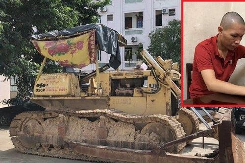 Tên trộm thuê người cẩu trộm máy ủi trong khu công nghiệp mang bán