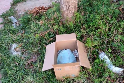 Thi thể bé gái trong thùng giấy tại nghĩa trang ở Thanh Hóa