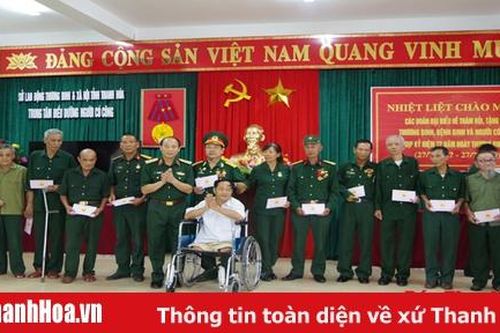 Bộ Tư lệnh Quân khu 4, Bộ CHQS tỉnh thăm, tặng quà đối tượng chính sách trên địa bàn tỉnh