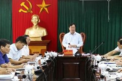 Đoàn kiểm tra số 2 của Ban Thường vụ Tỉnh ủy làm việc tại huyện Yên Lập