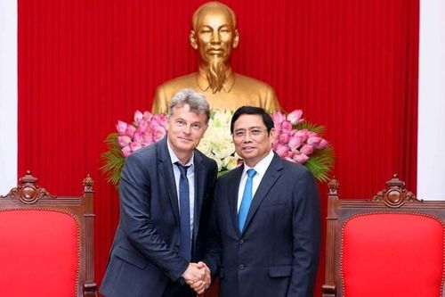 Trưởng Ban Tổ chức Trung ương tiếp Bí thư toàn quốc Đảng Cộng sản Pháp