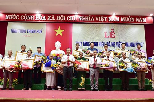 Thừa Thiên-Huế tổ chức lễ truy tặng danh hiệu 'Bà mẹ Việt Nam anh hùng'