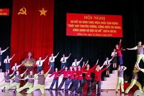 Góp phần nâng cao đời sống văn hóa tinh thần của lực lượng vũ trang và nhân dân