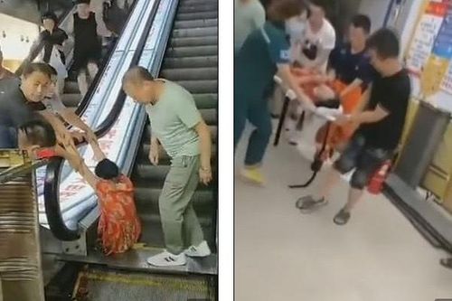Liều đi thang máy hỏng, khách bị nghiến hai chân