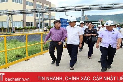 Đoàn công tác tỉnh Hà Giang tham quan Khu kinh tế Vũng Áng