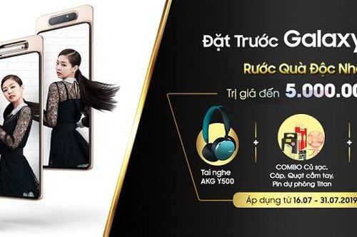 Đặt trước Samsung Galaxy A80 tại MobiFone, nhận ngay ưu đãi 'khủng'