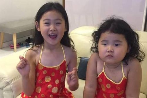 Hai con gái đáng yêu, giỏi ngoại ngữ của Hương Giang