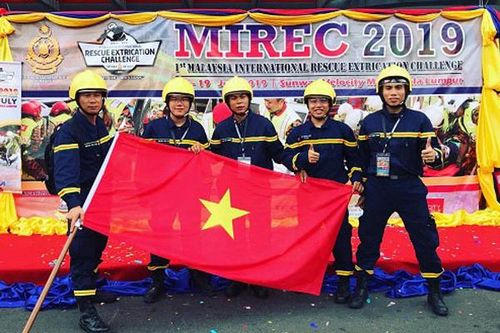 Cảnh sát PCCC Việt Nam đoạt giải Nhất tại Hội thi cứu nạn cứu hộ quốc tế