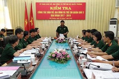 Quân khu 3: Triển khai nhiều chính sách thực hiện công tác dân số-gia đình và trẻ em