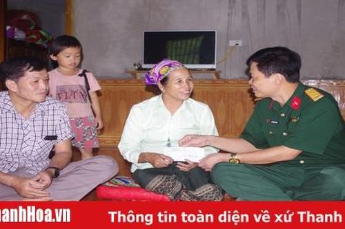 Đoàn KT-QP 5: Thăm, tặng quà các gia đình chính sách