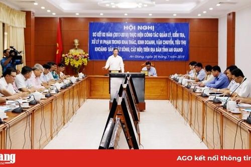 Kiên quyết xử lý nghiêm vi phạm trong khai thác, kinh doanh, vận chuyển tiêu thụ khoáng sản trái phép