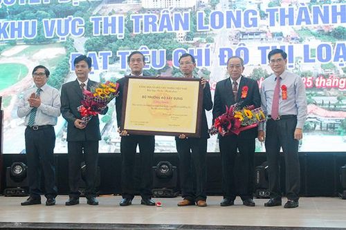 Công bố thị trấn Long Thành mở rộng đạt đô thị loại IV
