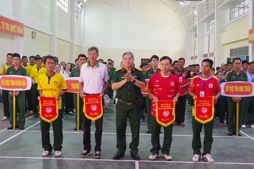 Hội thao quốc phòng Cụm thi đua 3 tỉnh phía nam Quân khu 5