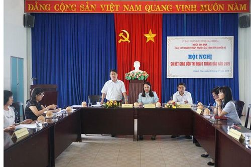 Khối thi đua các cơ quan tham mưu của Tỉnh ủy Khánh Hòa (Khối II): Sơ kết giao ước thi đua 6 tháng đầu năm 2019