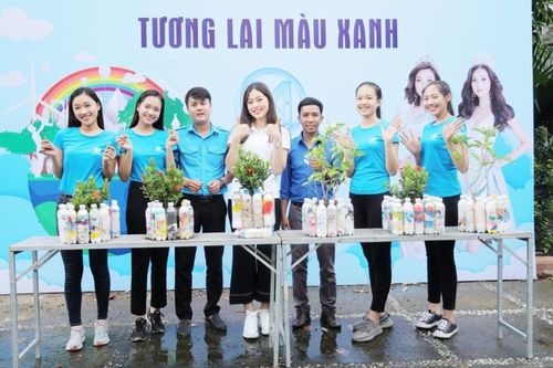Á hậu Phương Nga và thí sinh Miss World Việt Nam kêu gọi hạn chế túi nilong