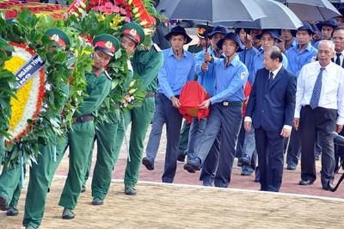 Đồng Tháp tổ chức Lễ truy điệu và an táng 99 hài cốt liệt sĩ quân tình nguyện Việt Nam