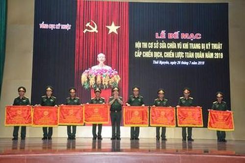 Bế mạc hội thi cơ sở sửa chữa vũ khí trang bị kỹ thuật cấp chiến dịch, chiến lược toàn quân