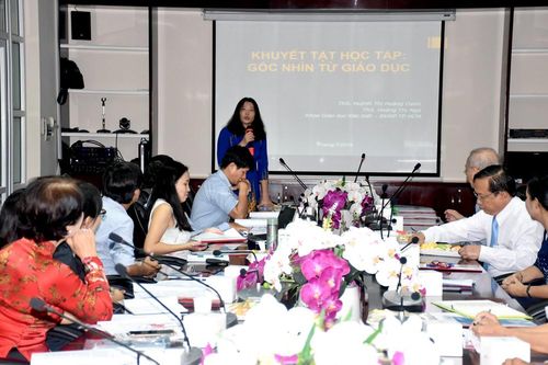 Cần sự phối hợp liên ngành để can thiệp cho trẻ rối loạn học tập
