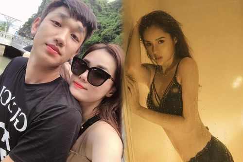 Ảnh mặc nội y gợi cảm của bạn gái Trọng Đại gây 'sốt'