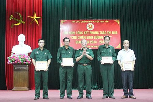 Hội Cựu chiến binh huyện Phù Yên: Hội nghị tổng kết phong trào thi đua 'Cựu chiến binh gương mẫu' giai đoạn 2014 – 2019
