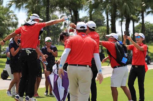 Thái Lan giành 3 danh hiệu giải golf đồng đội Đông Nam Á 2019
