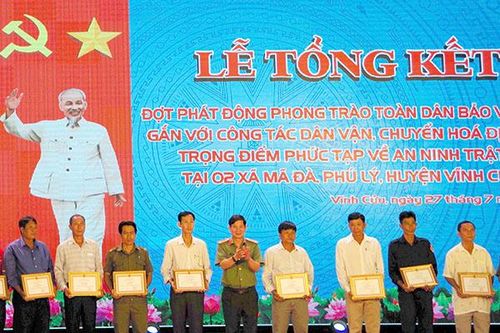 Tổng kết đợt phát động phong trào Toàn dân bảo vệ an ninh Tổ quốc