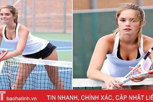 'Nữ thần' tennis 14 tuổi đẹp như hoa hậu