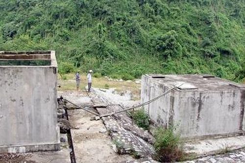 Để nước chảy trên những công trình cấp nước tự chảy