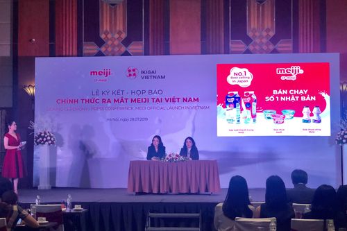 Ba loại sữa Meiji chính thức có mặt tại thị trường Việt Nam