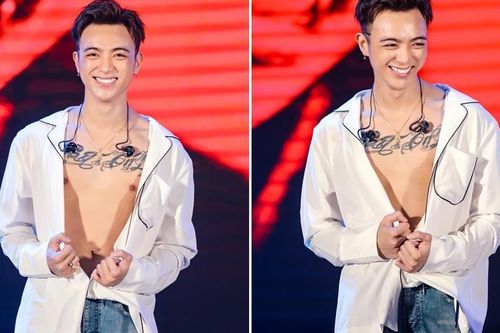 Soobin Hoàng Sơn cởi áo khoe cơ bụng khiến fan phấn khích