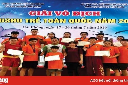 Giải vô địch trẻ wushu toàn quốc năm 2019: An Giang đoạt 5 huy chương