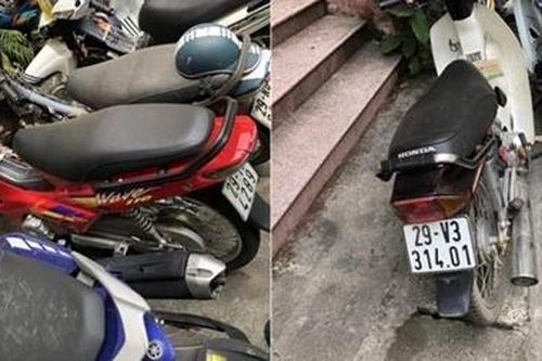 Công an quận Tây Hồ tìm chủ sở hữu 8 xe máy các loại