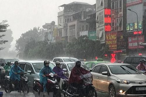 Thời tiết đêm 30 ngày 31.7: Hà Nội đêm và sáng sớm mưa dông, đề phòng lốc, sét