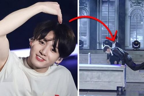 Xem Jungkook BTS dùng tay nâng cơ thể nhẹ như không