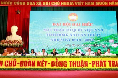 Đại hội đại biểu MTTQ tỉnh lần thứ IX làm việc ngày đầu tiên