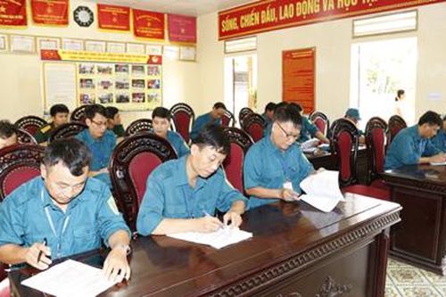 Hội thi Chỉ huy trưởng Ban Chỉ huy quân sự xã, phường giỏi năm 2019