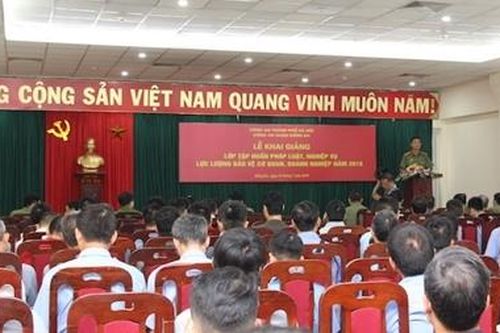 Công an quận Đống Đa tập huấn nghiệp vụ cho 165 bảo vệ cơ quan, doanh nghiệp, nhà trường, bệnh viện