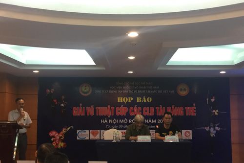 Giải võ thuật các CLB Tài năng trẻ Việt Nam – Hà Nội mở rộng năm 2019