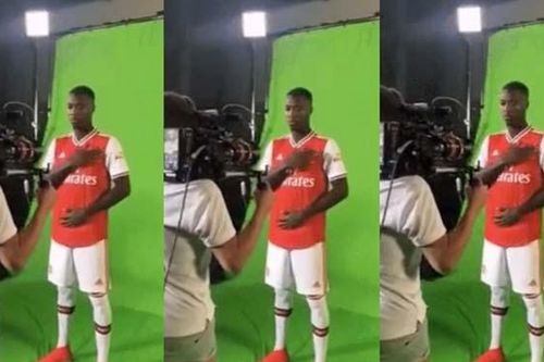 Nicolas Pepe lần đầu khoác áo Arsenal, chuẩn bị ra mắt với hợp đồng kỷ lục